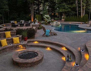 lighting elements - outdoor living spaces
