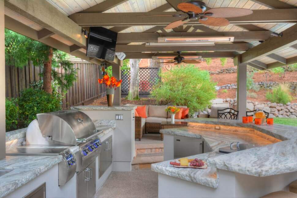 Covered Outdoor Kitchens - Buddha Builders
